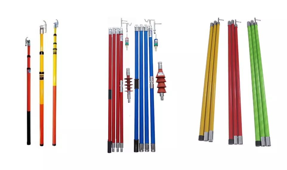 Insulating operating rod voltage levels and precautions for use