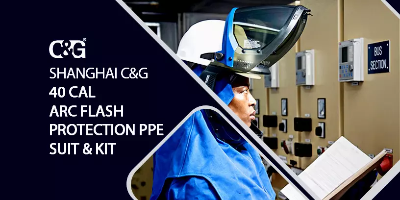 Shanghai C&G: 40 CAL ARC FLASH PROTECTION PPE SUIT & KIT