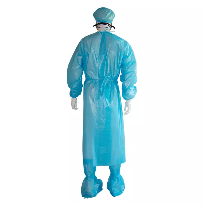 PP with PE Coated Non-Woven Isolation Gown