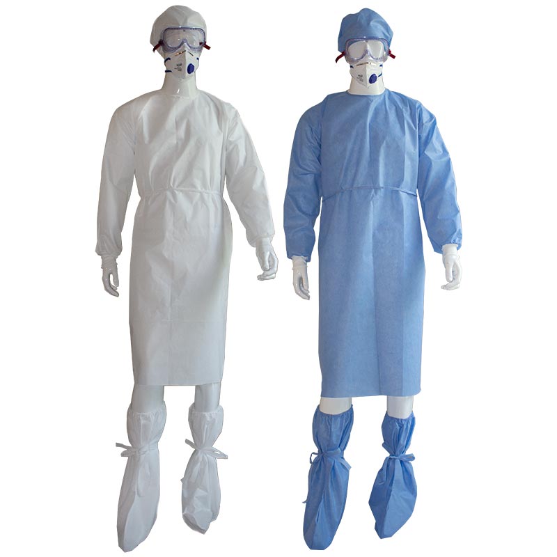 SSMMS Disposable isolation Gown with knitted cuffs