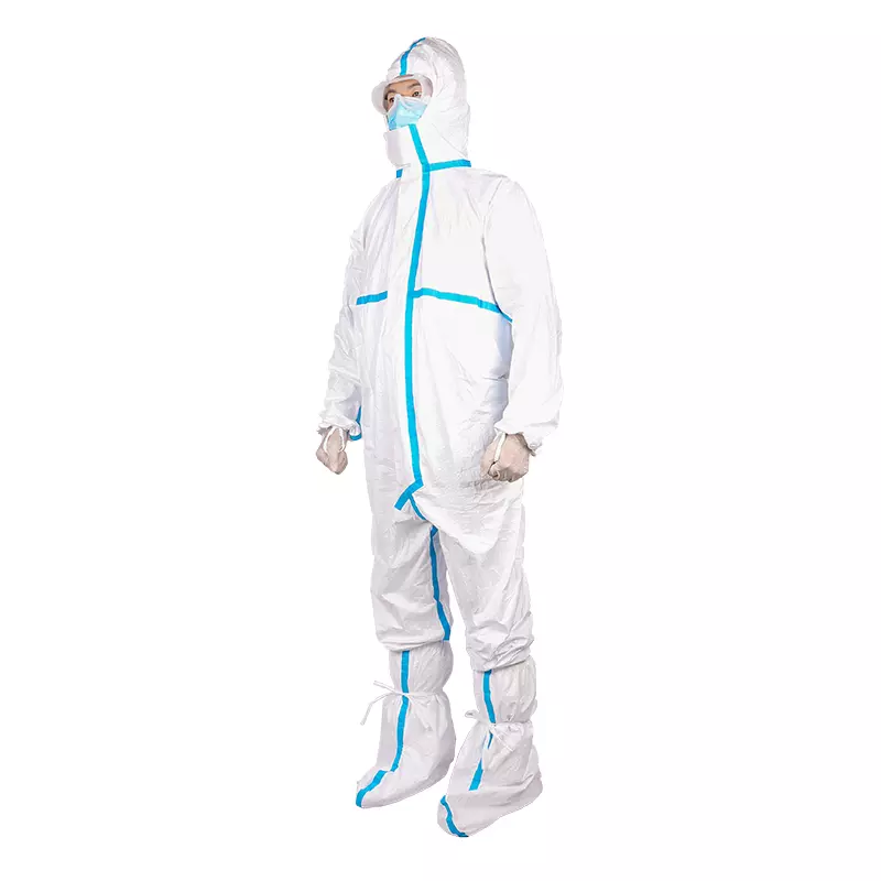 DuPont™ Tyvek® 600 Plus Disposable Coverall with Standard Hood, Type 5-B and 6-B Chemical Protection