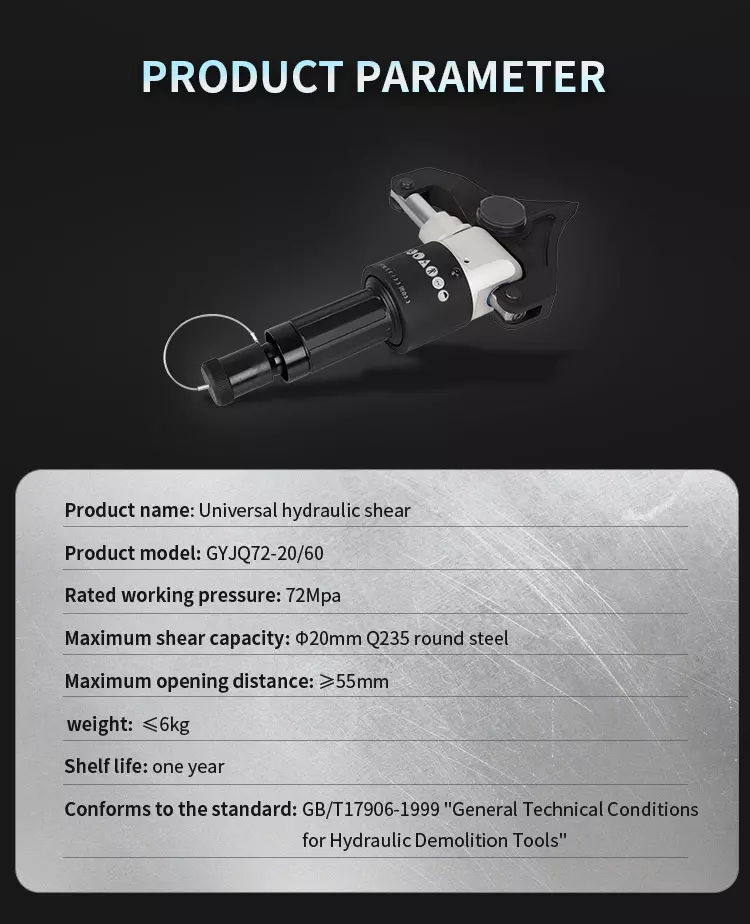 universal hydraulic shear