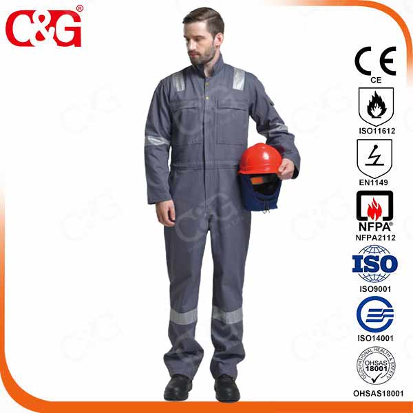 100% FR Cotton safety coverall