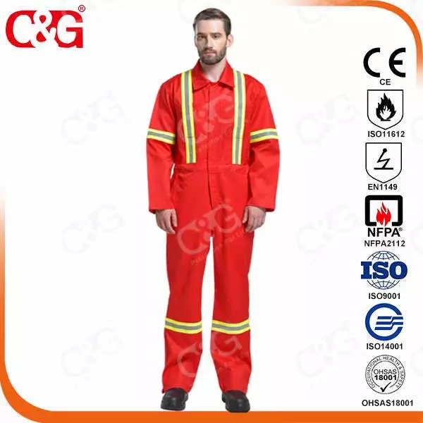 Flame resistant 4. 5OZ Aramid IIIA coverall