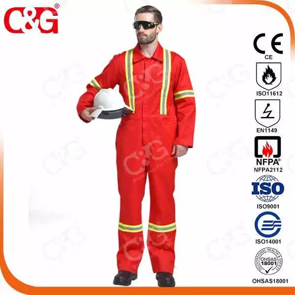 Flame resistant 4. 5OZ Aramid IIIA coverall