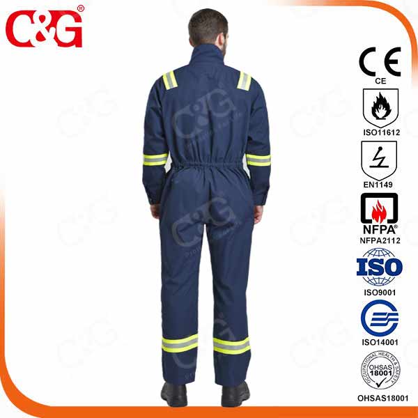 320g 100% cotton fire-resistant protection coverall