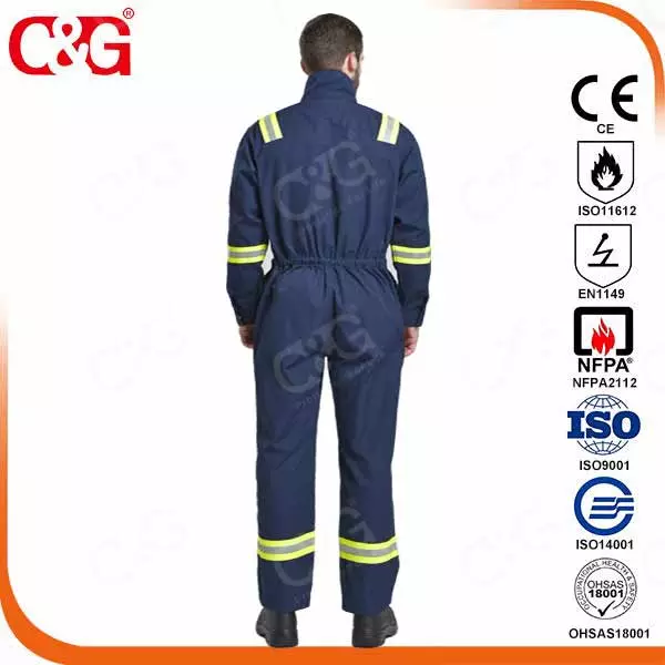 320g 100% cotton fire-resistant protection coverall