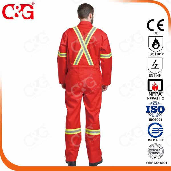 Flame resistant 4. 5OZ Aramid IIIA coverall