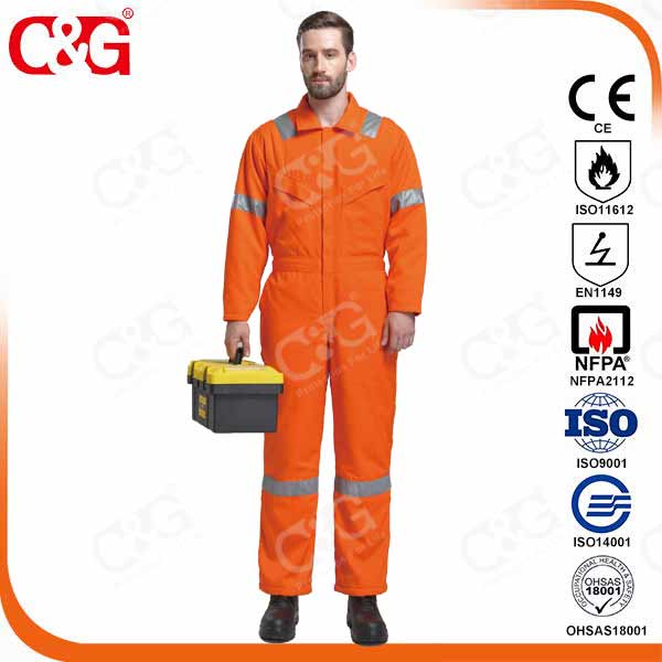 Nomex FR Coverall with Reflective Tapes