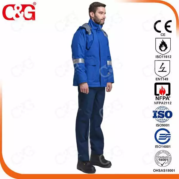 Oil And Gas Nomex Aramid Fire Resistant Suit Flame Resistant Uniform