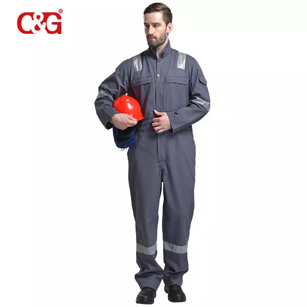 100% FR Cotton safety coverall