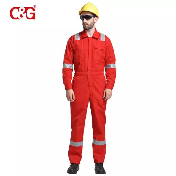 Fire retardant Aramid coverall for oil and gas