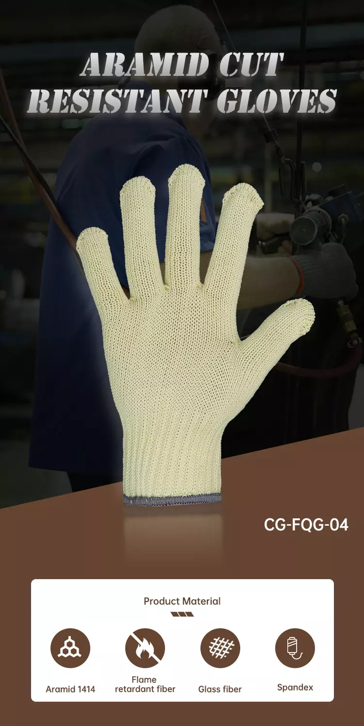 Aramid Cut Resistant Gloves