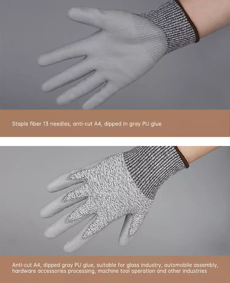PU Cut Resistant Gloves
