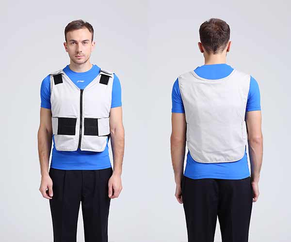 Grey jell cooling vest