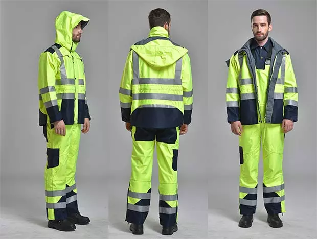 High Visibility Nomex FR Raincoat