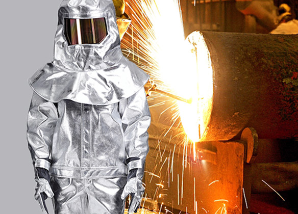 Heat protective suit function and application