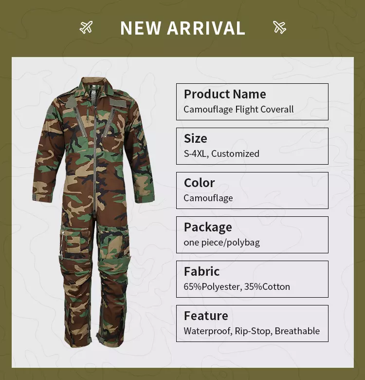 Camouflage Flight Coverall