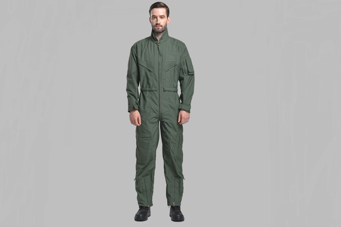 Why is the flight suit of a fighter jet one-piece?