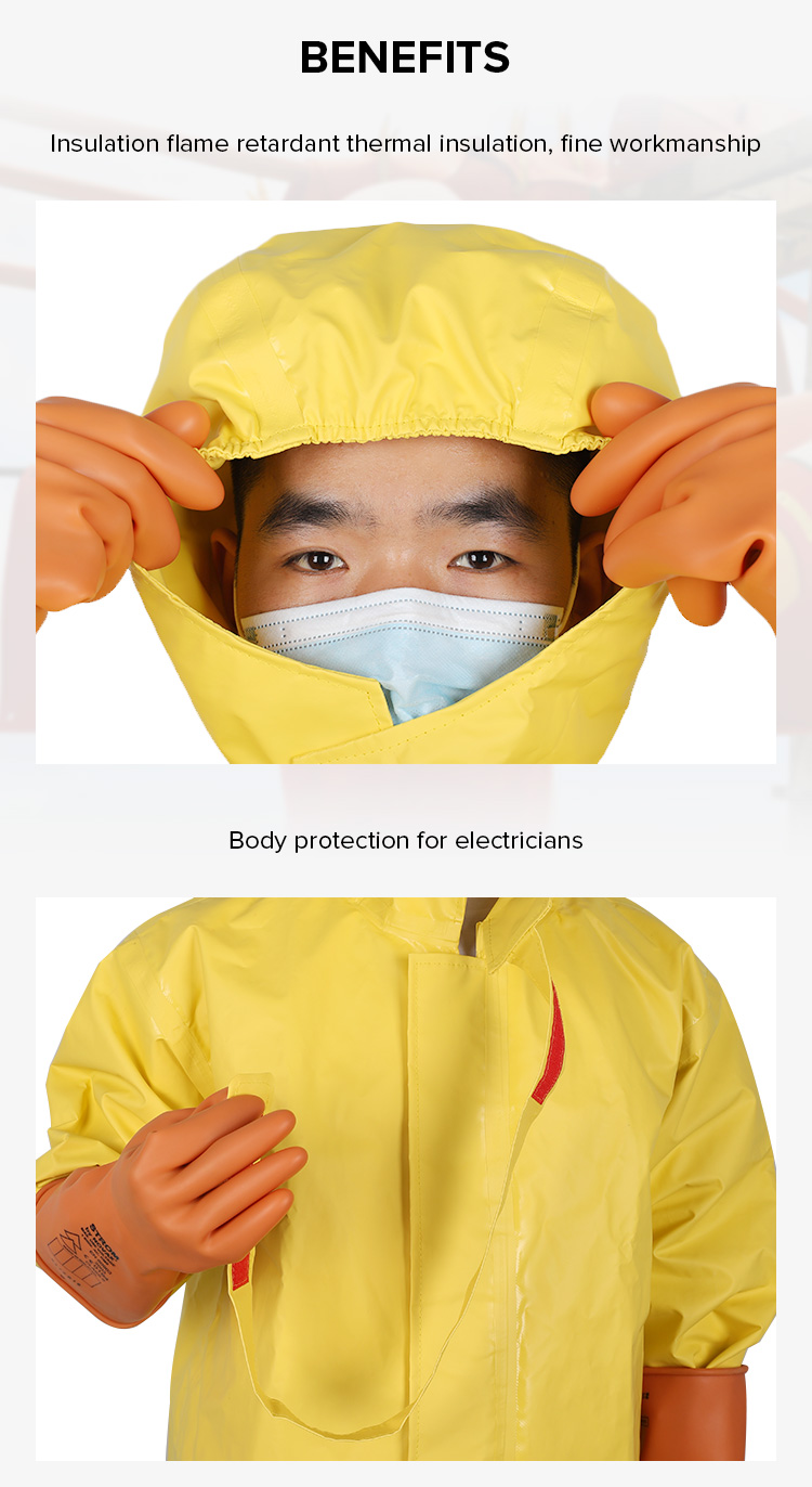 Electrical insulating clothing