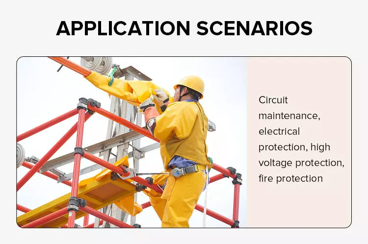 Electrical insulating clothing